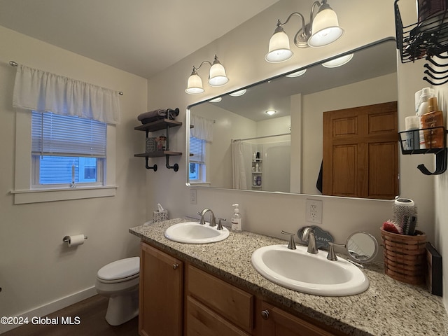 31 Wilson Ave, South Glens Falls, NY 12803 - full bath with double vanity and curtained shower
