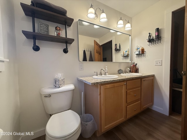 31 Wilson Ave, South Glens Falls, NY 12803 - bathroom with wood finished floors and double vanity