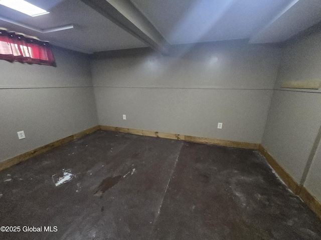 1335 Midline Rd, Amsterdam, NY 12010 - below grade area with baseboards