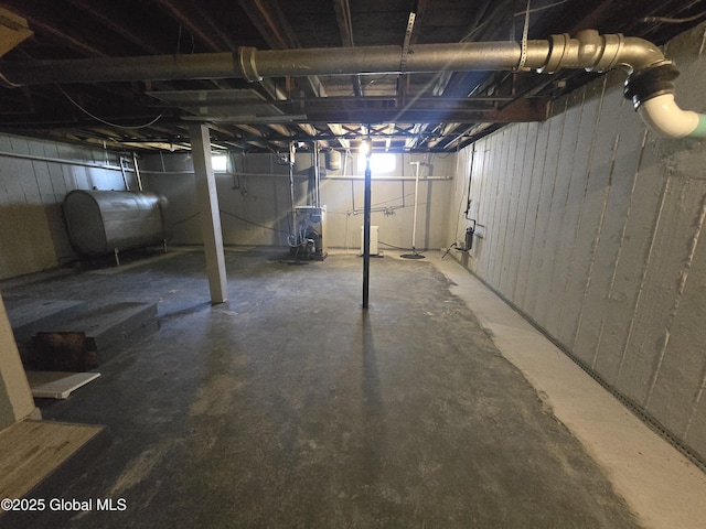 1335 Midline Rd, Amsterdam, NY 12010 - below grade area featuring heating fuel and a heating unit