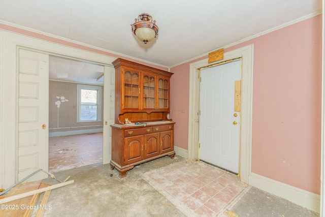 3885 Main St, Warrensburg, NY 12885 - entrance foyer featuring ornamental molding
