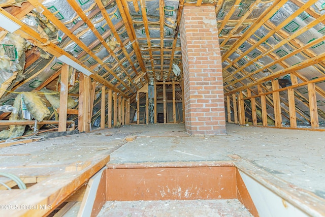 3885 Main St, Warrensburg, NY 12885 - view of unfinished attic