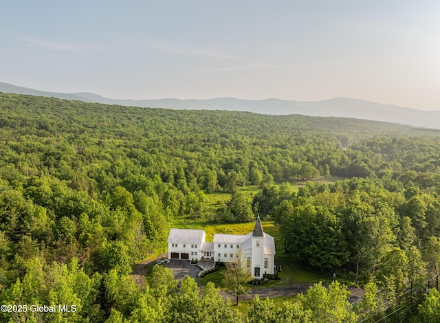1174 Potter Mountain Rd, Gilboa, NY 12076 - aerial view of property and surrounding area with a forest