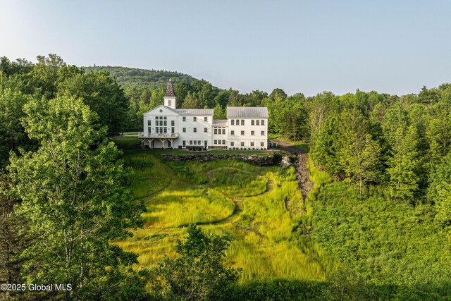 1174 Potter Mountain Rd, Gilboa, NY 12076 - view from above of property featuring a heavily wooded area