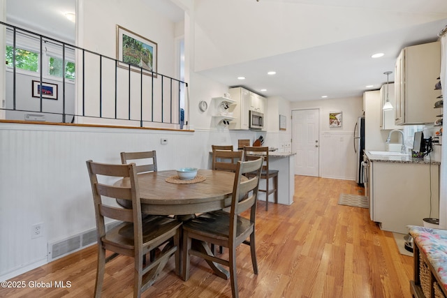 12 Glen Ter, Glenville, NY 12302 - dining room with light wood-style floors and recessed lighting
