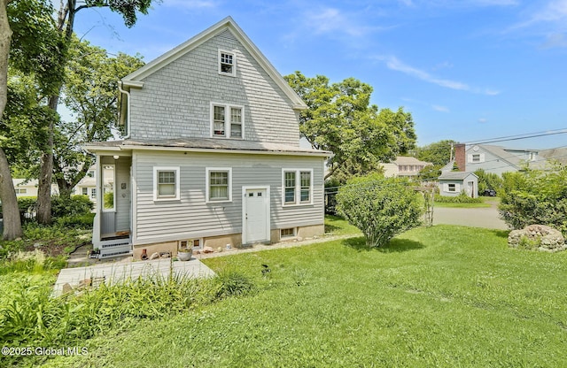 54 Wendell St, Ravena, NY 12143 - back of house with a lawn