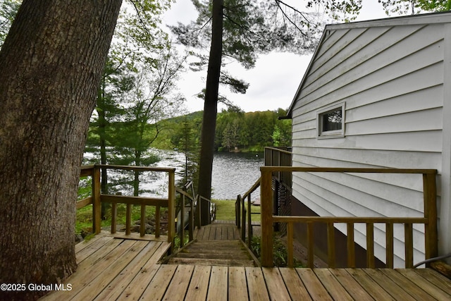 23 S Copeland Pond Way, Fort Ann, NY 12827 - deck featuring a water view