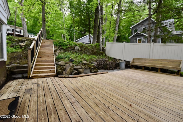 23 S Copeland Pond Way, Fort Ann, NY 12827 - deck featuring stairway