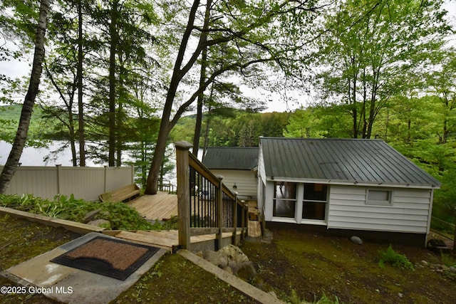 23 S Copeland Pond Way, Fort Ann, NY 12827 - deck with a wooded view
