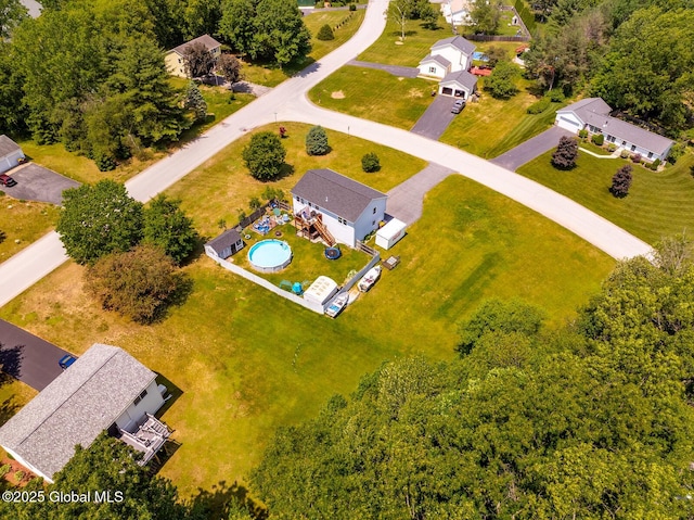 2 Moonglow Rd, Wilton, NY 12831 - aerial view of a pool