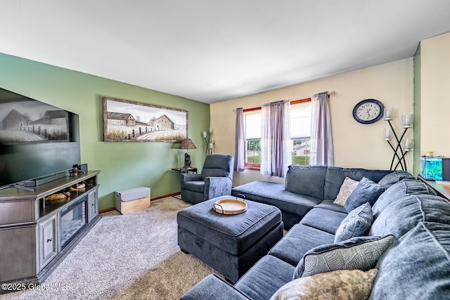 2 Moonglow Rd, Wilton, NY 12831 - living area featuring carpet floors and baseboards