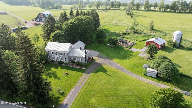 378 County Route 354, Rensselaerville, NY 12469 - aerial view of sparsely populated area with agricultural land