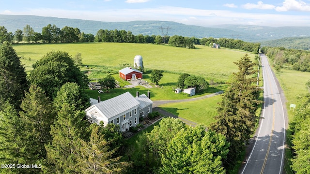 378 County Route 354, Rensselaerville, NY 12469 - aerial view of sparsely populated area with mountains