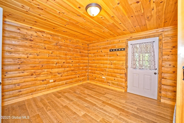 236 Colfax Rd, Jackson, NY 12816 - entryway with wood ceiling and light wood-style floors