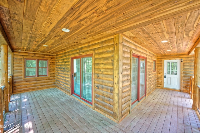 236 Colfax Rd, Jackson, NY 12816 - view of wooden deck