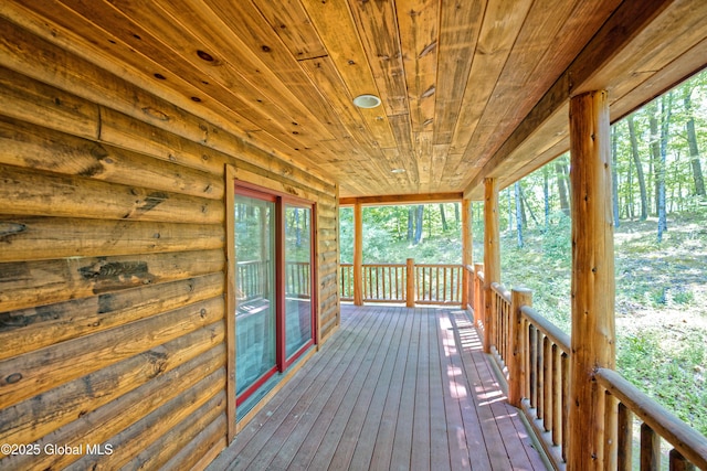 236 Colfax Rd, Jackson, NY 12816 - view of wooden deck