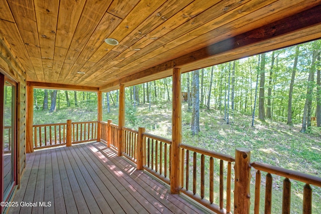 236 Colfax Rd, Jackson, NY 12816 - view of wooden terrace