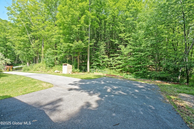 236 Colfax Rd, Jackson, NY 12816 - view of street with a forest view
