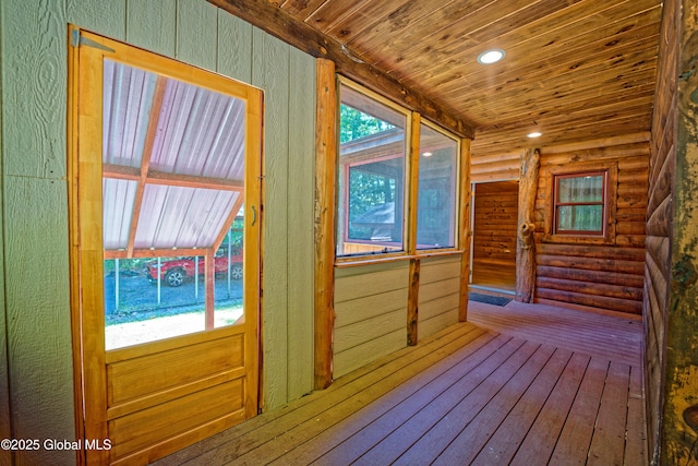 236 Colfax Rd, Jackson, NY 12816 - unfurnished sunroom featuring a relaxing sauna