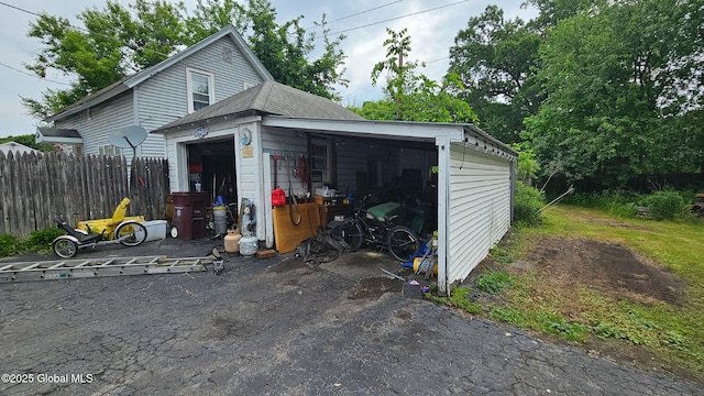 8 Main St, Hudson Falls, NY 12839 - view of garage