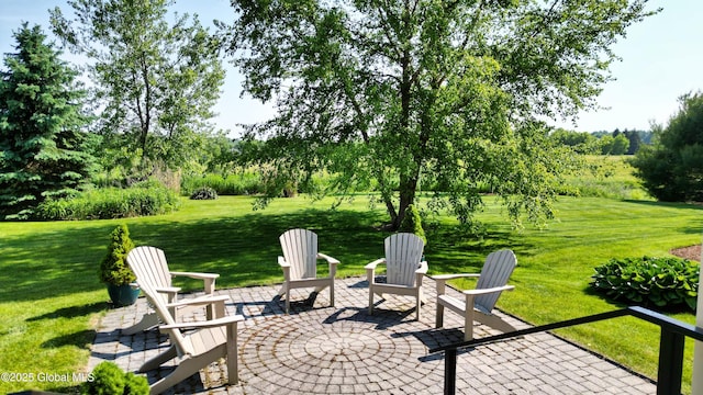 20 Beekman Pl, Queensbury, NY 12804 - view of patio / terrace featuring view of scattered trees