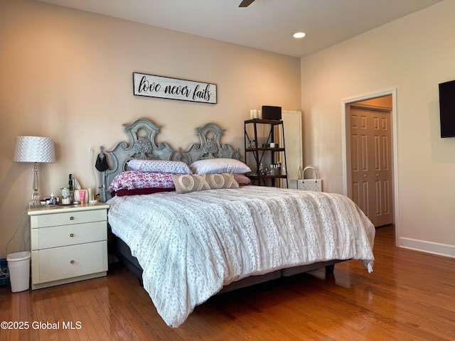 20 Beekman Pl, Queensbury, NY 12804 - bedroom with wood finished floors and recessed lighting