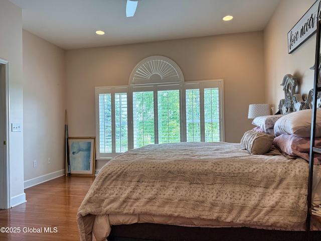 20 Beekman Pl, Queensbury, NY 12804 - bedroom with wood finished floors and recessed lighting