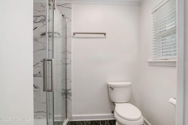 11 Boylston Dr, Bethlehem, NY 12054 - bathroom with baseboards and a marble finish shower