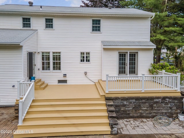 11 Boylston Dr, Bethlehem, NY 12054 - back of property featuring a wooden deck