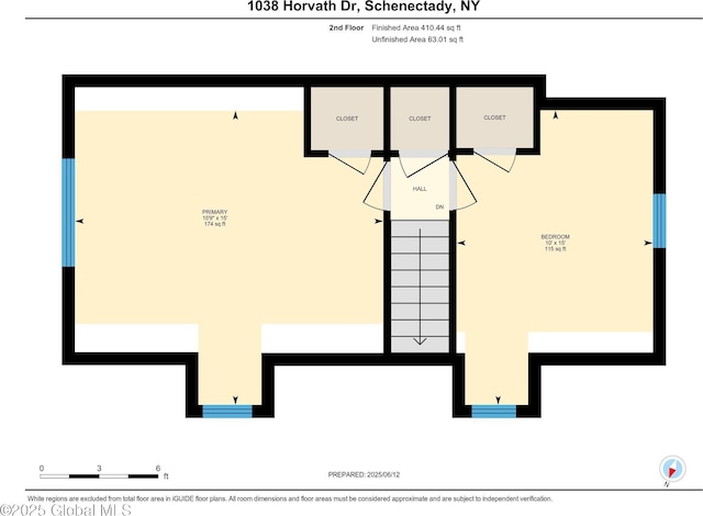 1038 Horvath St, Schenectady, NY 12303 - view of home floor plan