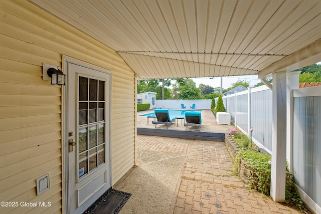 1038 Horvath St, Schenectady, NY 12303 - fenced backyard featuring a patio
