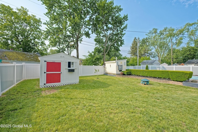 1038 Horvath St, Schenectady, NY 12303 - fenced backyard with a storage shed