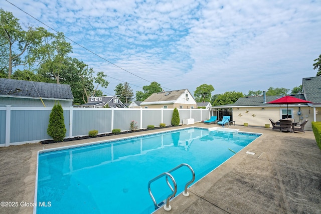 1038 Horvath St, Schenectady, NY 12303 - view of pool featuring a fenced backyard and a patio area