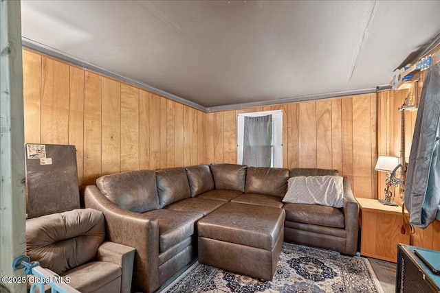 579 Camden Valley Rd, Salem, NY 12873 - living area with wood walls