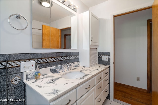 11 Drawbridge Dr, Guilderland, NY 12203 - bathroom featuring vanity and wood finished floors