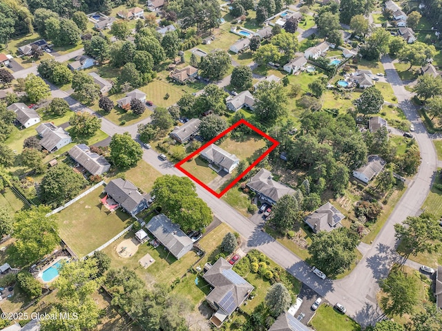 11 Drawbridge Dr, Guilderland, NY 12203 - aerial view of property's location with property boundaries highlighted