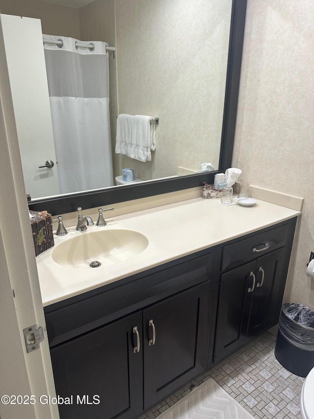 110 Sagamore Rd Unit 6B5, Bolton, NY 12814 - bathroom featuring vanity and curtained shower