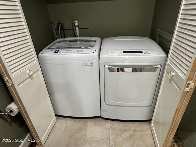 110 Sagamore Rd Unit 6B5, Bolton, NY 12814 - laundry area featuring independent washer and dryer