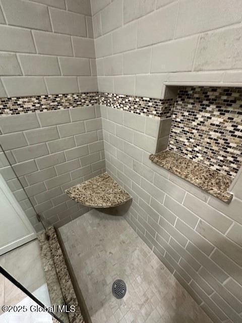 110 Sagamore Rd Unit 6B5, Bolton, NY 12814 - bathroom with tiled shower
