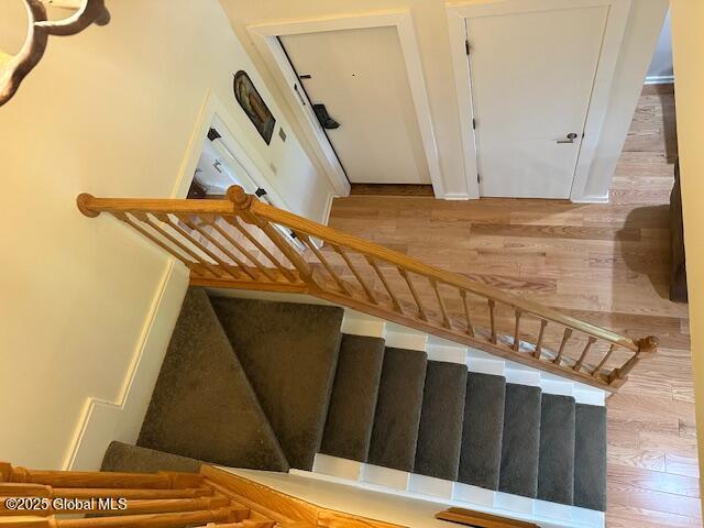 110 Sagamore Rd Unit 6B5, Bolton, NY 12814 - stairs featuring wood finished floors