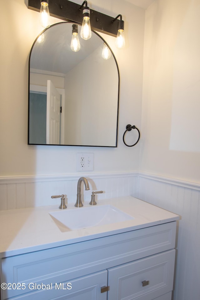 798 State Highway 29, Broadalbin, NY 12025 - bathroom featuring wainscoting and vanity