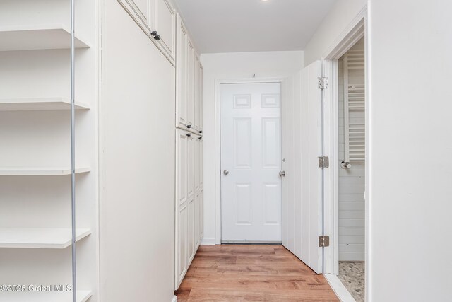 35 Magee Dr, Bethlehem, NY 12077 - hallway with light wood-style flooring