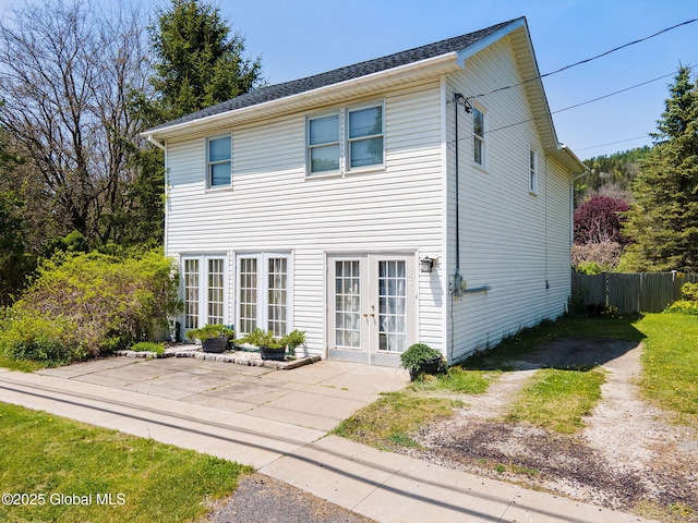 143 Main St, Maryland, NY 12155 - back of house with french doors and a patio area