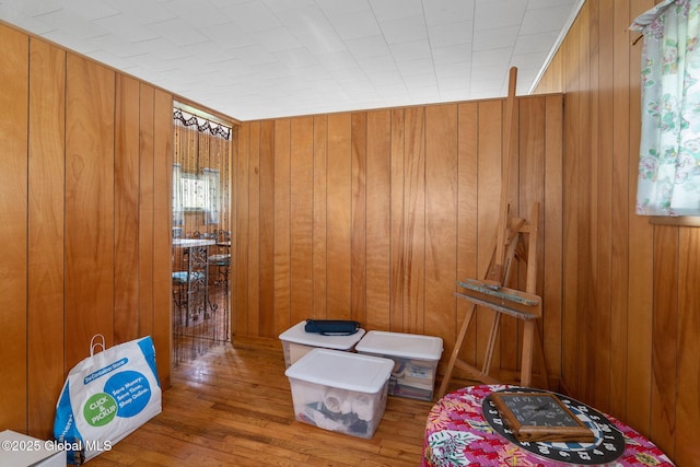 143 Main St, Maryland, NY 12155 - miscellaneous room with wooden walls and wood finished floors