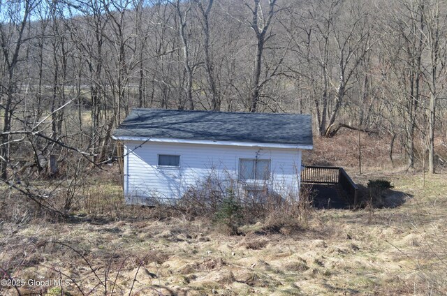 143 Main St, Maryland, NY 12155 - view of outbuilding featuring a forest view