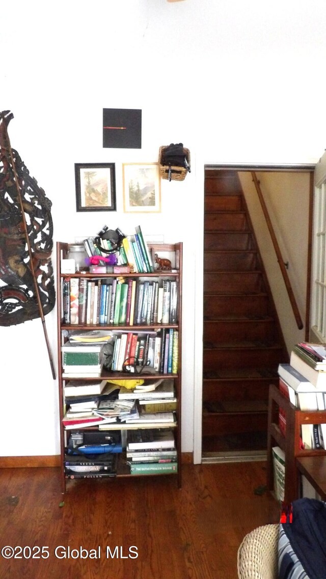 143 Main St, Maryland, NY 12155 - living area featuring wood finished floors and baseboards