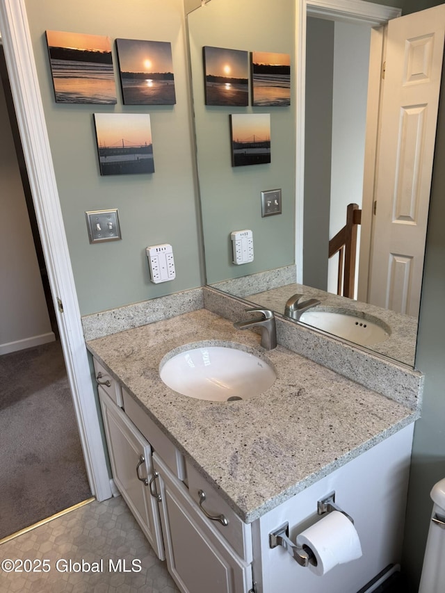7048 Suzanne Ln, Guilderland, NY 12303 - bathroom featuring vanity and toilet