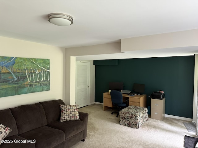 7048 Suzanne Ln, Guilderland, NY 12303 - office featuring light colored carpet and baseboards