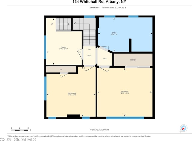 134 Whitehall Rd, Albany, NY 12209 - view of home floor plan