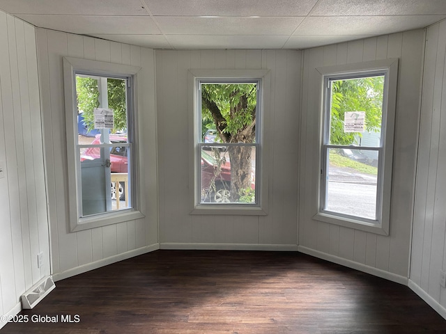 629 Lang St, Schenectady, NY 12308 - unfurnished room with dark wood-style floors and healthy amount of natural light